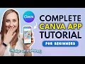 Download Lagu How to use Canva App on mobile (BEGINNER FRIENDLY!) | Full Canva Tutorial 2024