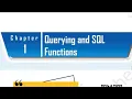 Chapter 1 Class 12 IP Querying and SQL Functions Date and Time Functions NCERT Book
