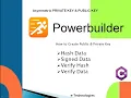 Appeon Powerbuilder AsymmetricSign Step-by-Step Guide for Generating Asymmetric Public Private Keys