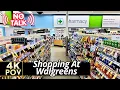 Walgreens Pharmacy Convenience Retail Shopping Tour 4K POV Tuesday Morning No Commentary