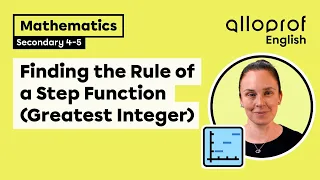 Finding the Rule of a Step Function Greatest Integer Mathematics Alloprof