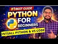 How to Install Python VS Code Editor Python Tutorials For Beginners