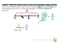 Geometry-Using Segment Addition Postulate and Ratios to Find the Missing Length