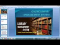 PPT - Library Management System Project PPT Java Swing Mysql