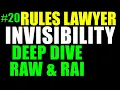 Invisibility Deep Dive RAW RAI - 5E D D