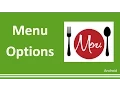 6 - Menu Options
