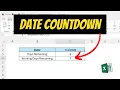 How To Create A Date Countdown In Excel Days Remaining Until Any Date