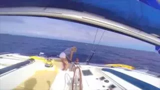 Sailing the world, we visit the island of Falanga, Lau Islands, Fiji