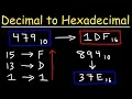 How To Convert Decimal to Hexadecimal