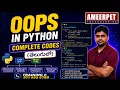 OOPS in Python All Programs in Telugu Ameerpet Technologies Srinivas Garapati DSA training