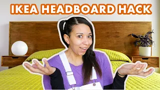 Mid-Century Modern Headboard IKEA Hack