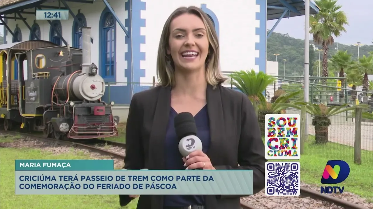 Criciúma promoverá viagens de trem durante o feriado de Páscoa
