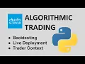 Schwab API Algorithmic Trading Tutorial with Schwabdev Trader Context in Python