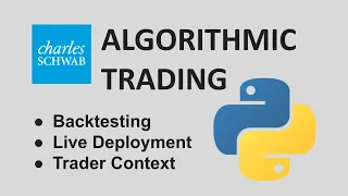 Schwab API Algorithmic Trading Tutorial with Schwabdev Trader Context in Python