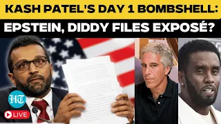 Kash Patel LIVE: New FBI Chief's Day 1 Bombshell Agenda - Epstein, Diddy Files To Be Out?| Trump