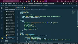 Weight Converter Javascript Project With Source Code
