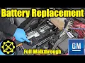 2018 - 2023 Chevy Traverse Battery Replacement