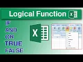 Logical Function in excel If or and true false xor in microsoft excel