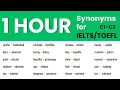 1 Hour Advanced Synonyms for IELTS TOEFL C1 C2 Vocabulary with Meanings Examples