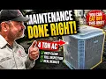 HVAC Maintenance DONE RIGHT AC Service Call Every Tech Needs to Watch