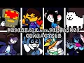 FNF Nerves but Every Turn UNDERTALE and DELTARUNE Character Sings It