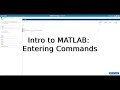 Intro to MATLAB Programming Onramp - Lesson 1 Command Window and Entering Commands