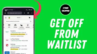 How to Get Off from Instacart Waitlist