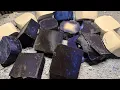 Happy birthday to @walibaba377 ‘s favorite blogger (Rajab) | Deep Blue Dyed ASMR Gym Chalk Blocks