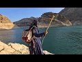 🐍🌊 Giant Snake Attacks Ismat in the Zagros River | A Terrifying Encounter Near the Fishing Boats 😱⛰️