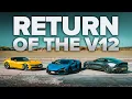 Download Lagu Lamborghini Revuelto vs Aston Martin Vanquish vs Ferrari 12Cilindri | Why nothing beats a V12