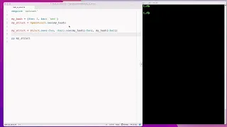 How To Convert A Hash To Struct In Ruby