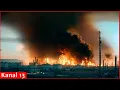 Download Lagu Ukrainian military destroyed the facility in Bryansk that supplies Russian army with oil products