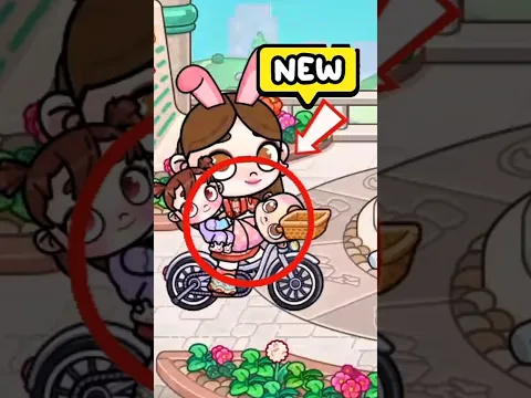 😱 Dois bebês na bicicleta #avatarworld #pazu