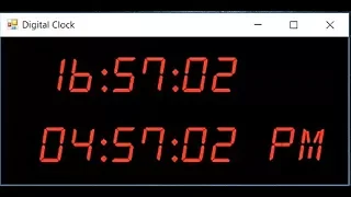 Visual Basic Tutorial - Digital Clock