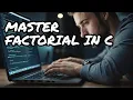 Program to Find Factorial of a Number in C Programming Language using Do While Loop