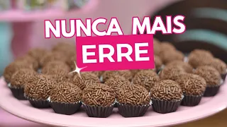 Como NUNCA MAIS ERRAR O PONTO DO BRIGADEIRO: Os SEGREDOS que ninguém te conta