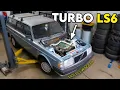 Fitting the Turbo LS6 Into The VOLVO 240 SLEEPER Motor Mounts Oil Pan