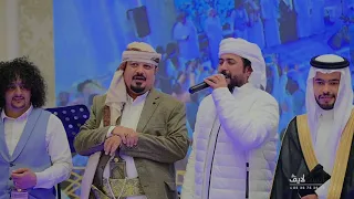 ابو حنظلة يؤدي شيلة مباشرة في عرس حمزة الظاهري ٢٠٢٤ الرياض 