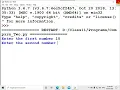 A python program to find the largest of two numbers