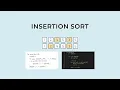 Insertion Sort Step by Step Explanation