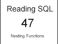 Nesting Functions SQL Tutorial 47