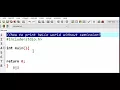 Hello World without using semicolon