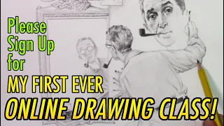 My First Ever Online Drawing Class!