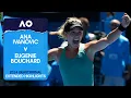 Ana Ivanovic v Eugenie Bouchard Extended Highlights Australian Open 2014 Quarterfinal