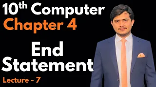End Statement in Python 10th Computer - Chapter 4