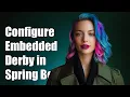 How to Configure Embedded Derby in a Spring Boot Application