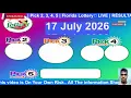 Tiraj Florida En Direct Midi 17 Juillet 2026