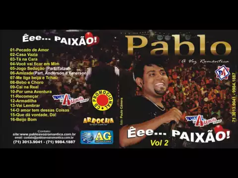 Download MP3 Pablo - A Voz Romântica - Volume 2 - CD 2011