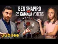 Ben Shapiro vs 25 Kamala Harris Voters Surrounded
