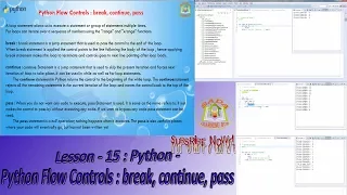 Lesson - 15 Python3